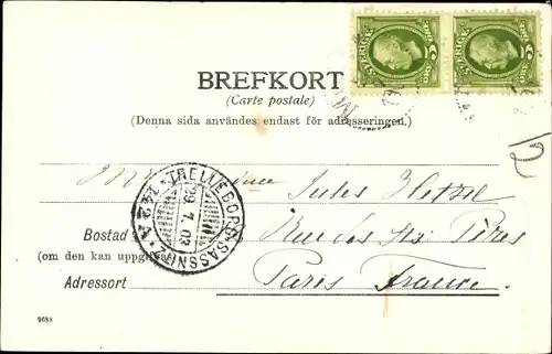 Ak Kullen Schweden, Hälsning fran Kullen, Kullamannens Hatt