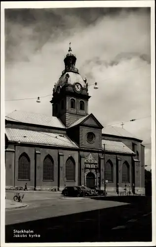 Ak Stockholm Schweden, Jakobs kyrka