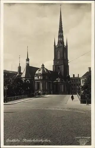 Ak Stockholm Schweden, Riddarholmskyrkan