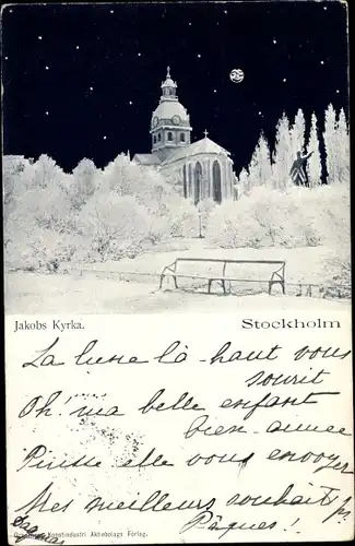 Ak Stockholm Schweden, Jakobs Kyrka