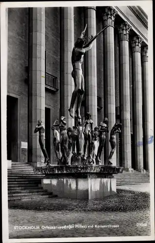 Ak Stockholm Schweden, Orfeusgruppen vid Konserthuset
