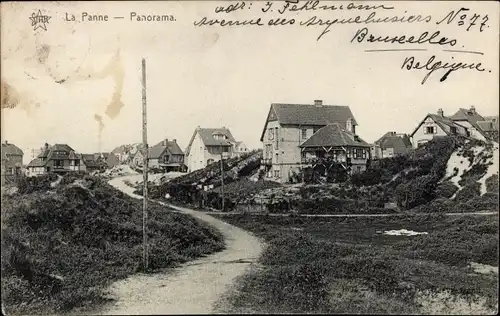 Ak La Panne De Panne Westflandern, Panorama