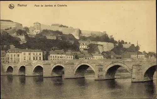 Ak Namur Wallonien, Pont de Jambes et Citadelle