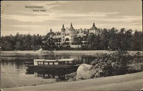 Ak Saltsjöbaden Schweden, Grand Hotel