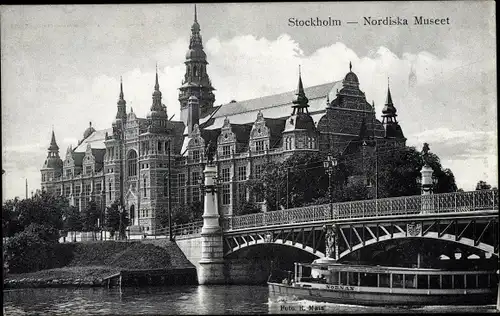 Ak Stockholm Schweden, Nordiska Museet