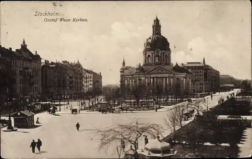 Ak Stockholm Schweden, Gustaf Wasa Kyrkan