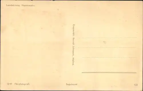 Ak Landskrona Schweden, Hafenmotiv