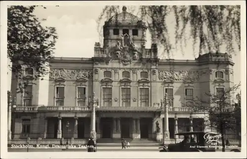 Ak Stockholm Schweden, Kungl. Dramatiska Teatern