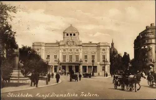 Ak Stockholm Schweden, Kungl. Dramatiska Teatern