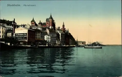 Ak Stockholm Schweden, Mariahissen