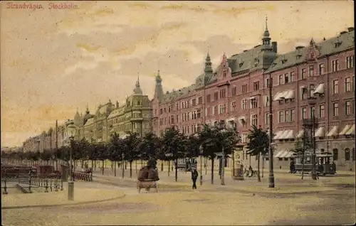 Ak Stockholm Schweden, Strandvägen