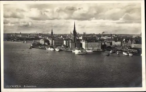 Ak Stockholm Schweden, Riddarholmen