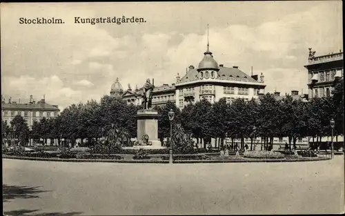 Ak Stockholm Schweden, Kungsträdgården