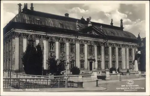 Ak Stockholm Schweden, Riddarhuset