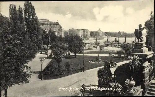 Ak Stockholm Schweden, Kungsträdgården