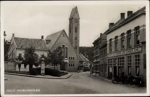 Ak Hulst Zeeland Niederlande, Wilhelminaplein