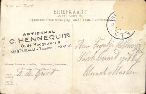 Ak Vlaardingen Südholland, Kuipers aan 't Werk