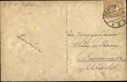 Ak Vlaardingen Südholland, Villas aan het Emmaplein