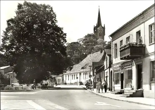 Ak Feldberg in Mecklenburg, Fürstenberger Straße