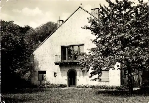 Ak Großsteinberg Parthenstein in Sachsen, Verwaltungsschule des Rates Bezirk Leipzig, Gästehaus