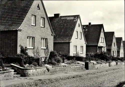 Ak Goldberg in Mecklenburg, Müllerweg, Einfamilienhäuser