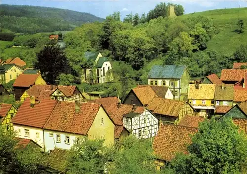 Ak Frankenhain in Thüringen, Ortsansicht