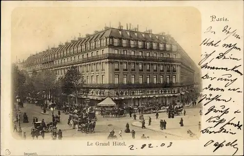 Ak Paris, Le Grand Hotel