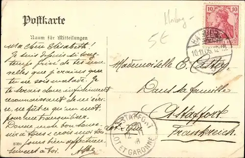 Ak Hamburg, Messberg, Händler, Handel, Stände