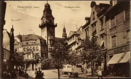 Ak Völklingen im Saarland, Friedrichstraße
