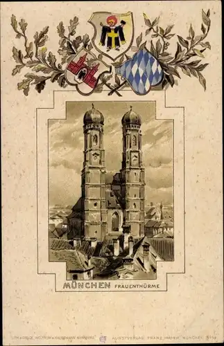 Wappen Litho München, Frauenthürme