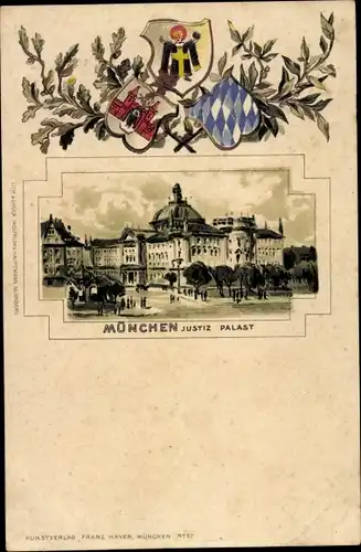 Wappen Litho München, Justizpalast