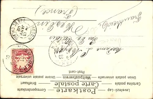 Passepartout Ak Nürnberg in Mittelfranken, Bratwurstglöckl, Siegel, Glücksklee