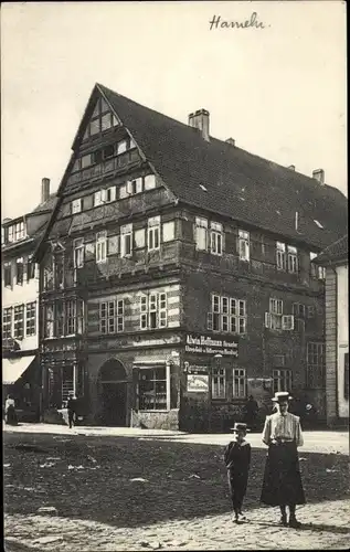 Foto Ak Hameln in Niedersachsen, Dempter's Haus am Markt No 7