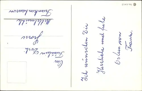 Künstler Ak Lambertz, C., Zwerg, Osterhase, Ostereier