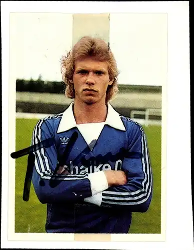 Foto Thomas Kruse, Fußballer, Portrait, Autogramm, Schalke 04