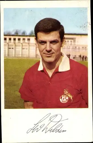 Ak Leo Wilden, Fußballer, Portrait, Autogramm, 1. FC Köln