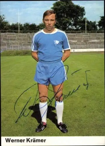 Sammelbild Nr. 168 Werner Krämer, Fußballer, Portrait, Autogramm