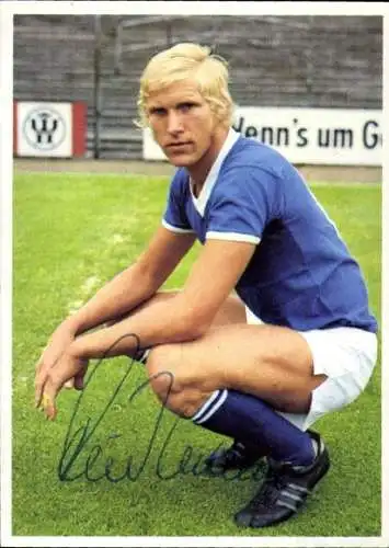 Sammelbild Rolf Rüßmann, Fußballer, Portrait, Autogramm
