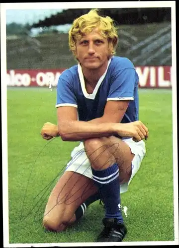 Sammelbild Nr. 76 Klaus Fichtel, Fußballer, Portrait, Autogramm, FC Schalke 04