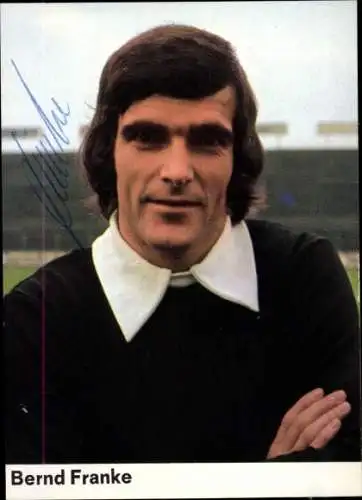 Sammelbild Nr. 253 Bernd Franke, Fußballer, Portrait, Autogramm, Eintracht Braunschweig
