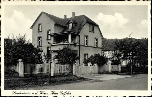 Ak Lindewerra in Thüringen, Erholungsheim Haus Geißler