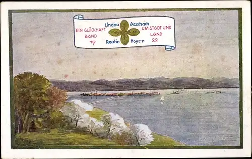 Ak Lindau am Bodensee Schwaben, Lindauer Vereinigungs Feier 1922, Lindau Aeschach