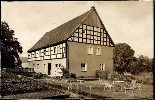 Foto Altenhellefeld Sundern Sauerland, Fachwerkhaus, Garten