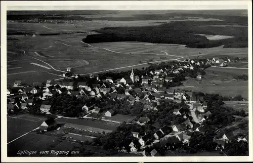 Ak Liptingen in Baden, Fliegeraufnahme