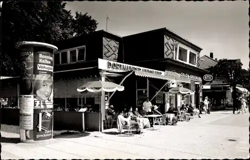 Foto Ostseebad Timmendorfer Strand, Gastwirtschaft, Litfaßsäule, Reklameplakate, Reklameschild 4711