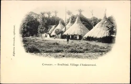 Ak Konakry Conakry Guinea, Boulbiné, Village d' Ansoumani