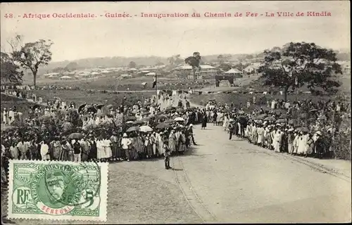 Ak Guinea, Inauguration du Chemin de Fes, La Villa de Kindia