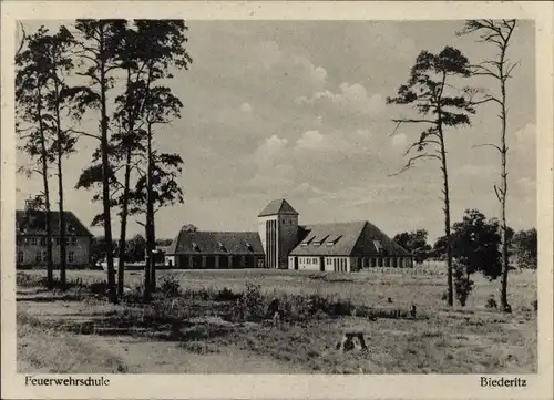 Ak Biederitz in Sachsen Anhalt, Feuerwehrschule