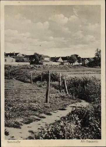 Ak Biederitz in Sachsen Anhalt, Seestraße