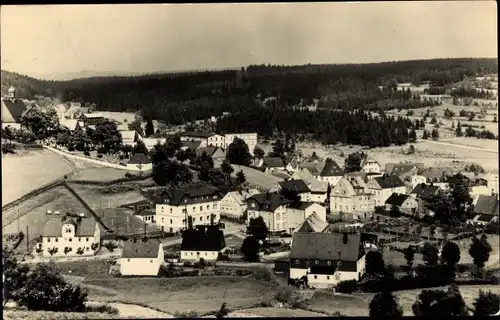 Ak Deutschneudorf im Erzgebirge, Panorama